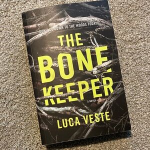 'The Bone Keeper' Novel - Black and Yellow Cover